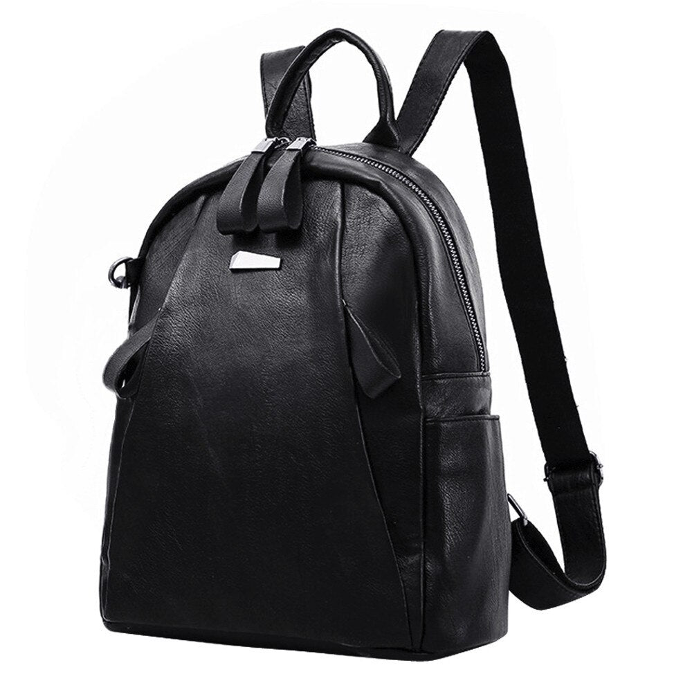 EUC Beautiful Margot New York genuine leather backpack purse black