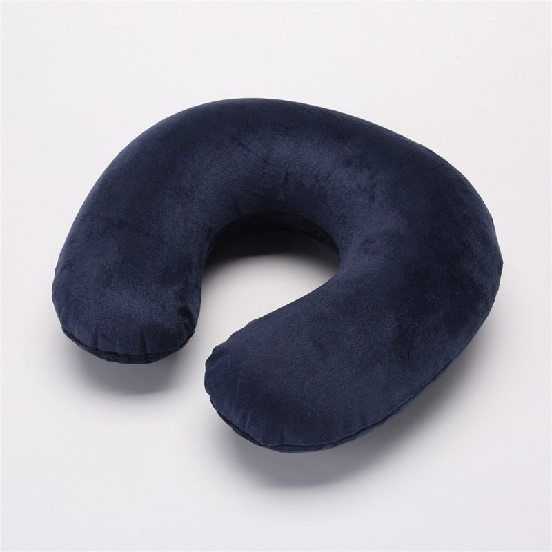 Travel U-shaped Pillow Inflatable Neck Pillow