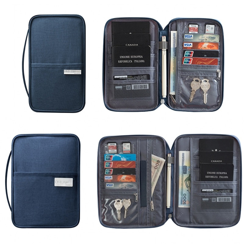 Waterproof Travel Card Wallets Organizer